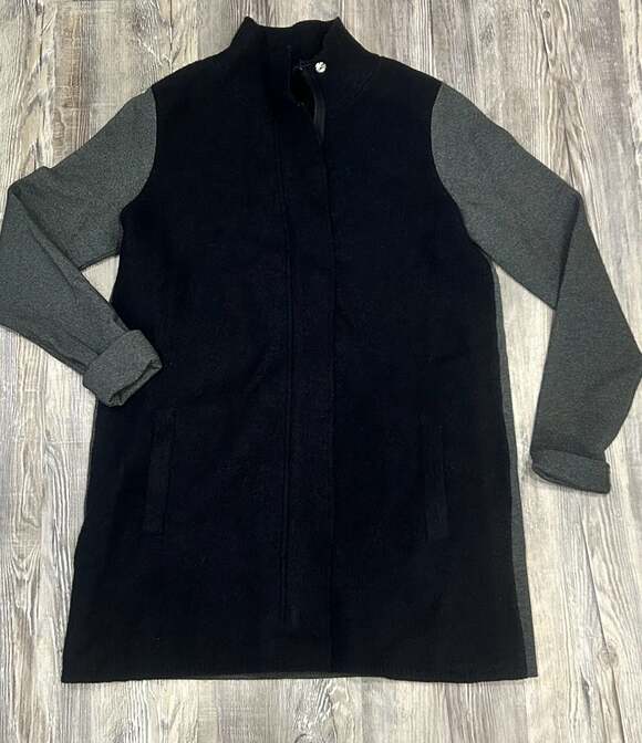 Ann Taylor Jackets & Blazers - Ann Taylor Two-Tone Colorblock Full Zip Sweater Coat XS
